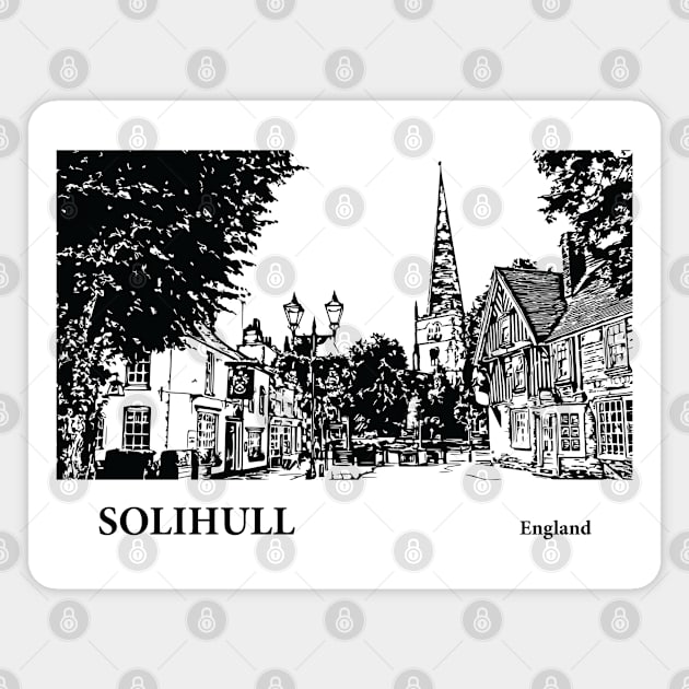 Solihull England Magnet by Lakeric